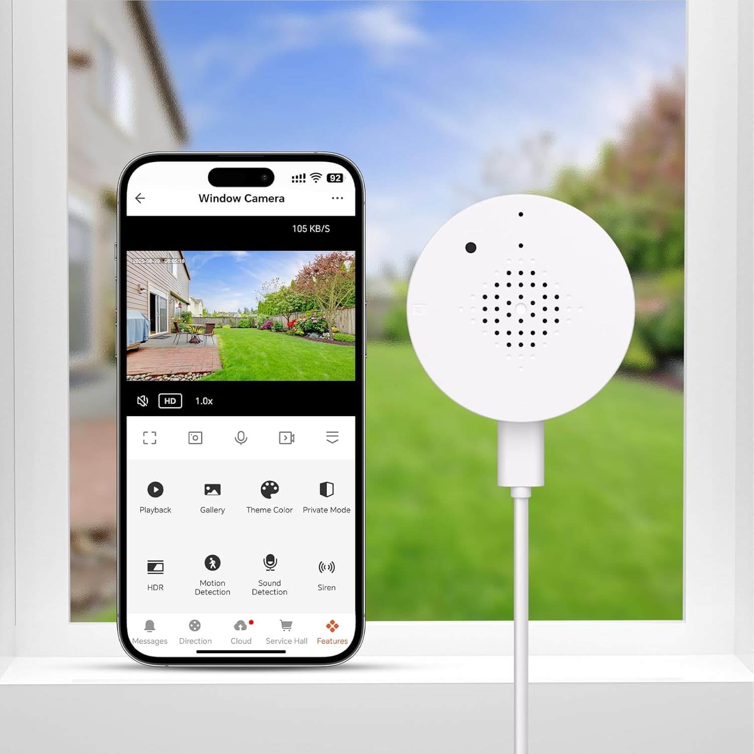 Atfoyer ATUSW3CR Window Security Camera