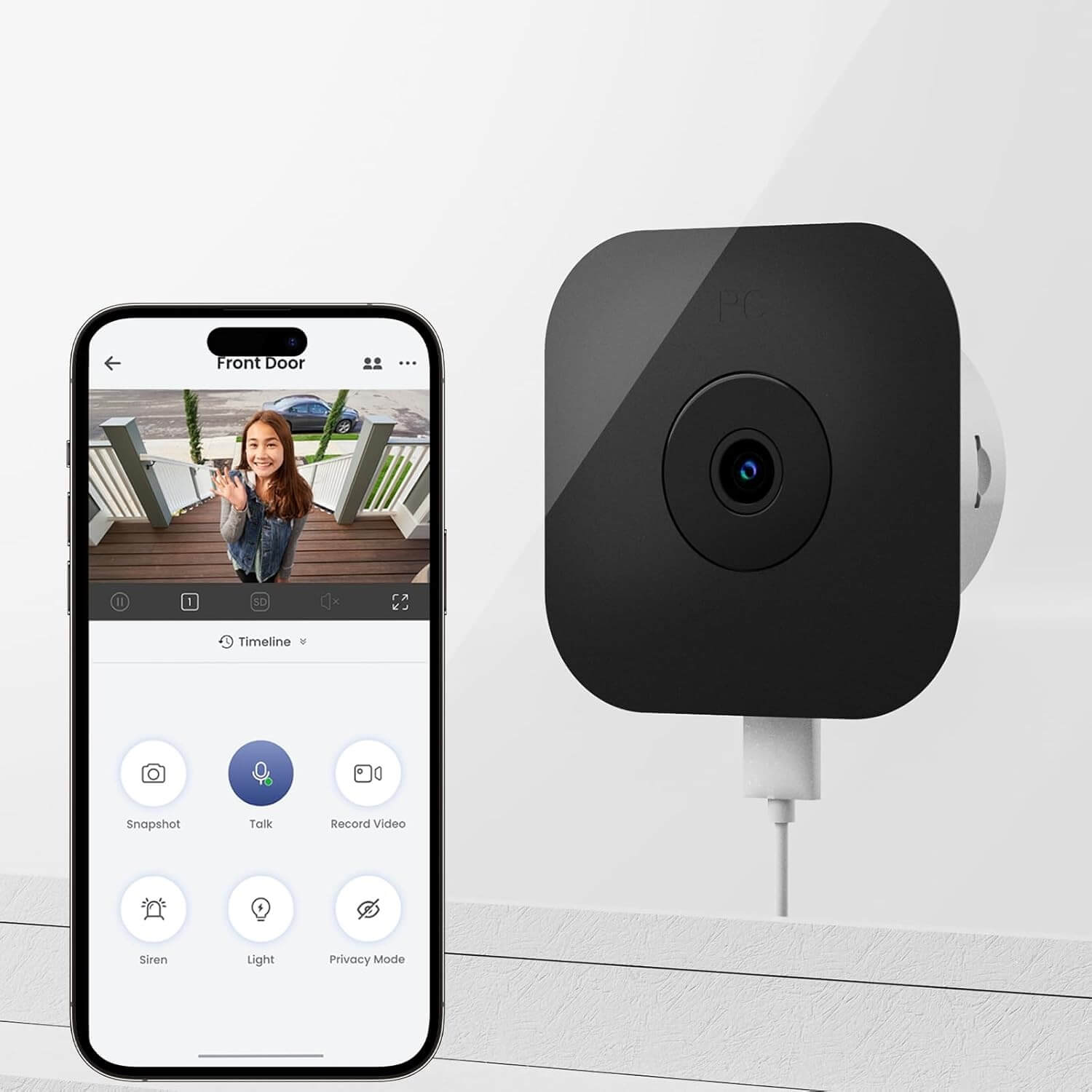 Hawkray W5 Window Security Camera